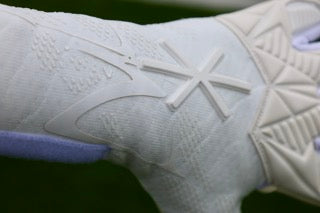 HAGALL ALL WHITE 2.0 målmandshandsker – detalje, fingre
