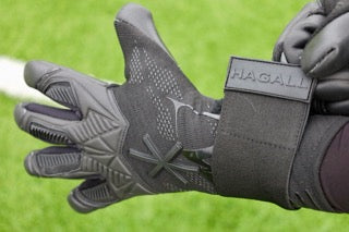 HAGALL ALL BLACK 2.0 målmandshandsker – håndfladevisning
